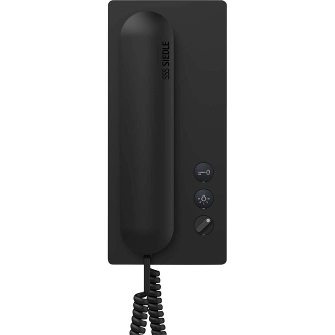 Vratni domofon Siedle HTA 811-0 S, analogni hišni telefon, 6+n sistem, kabelska povezava, črna 2