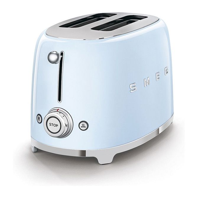Opekač kruha SMEG TSF01PBEU  za 2 rezini, pastelno moder 2