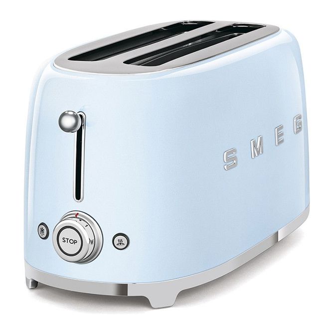 Opekač kruha SMEG TSF02PBEU  za 4 rezine pastelno modre barve 2