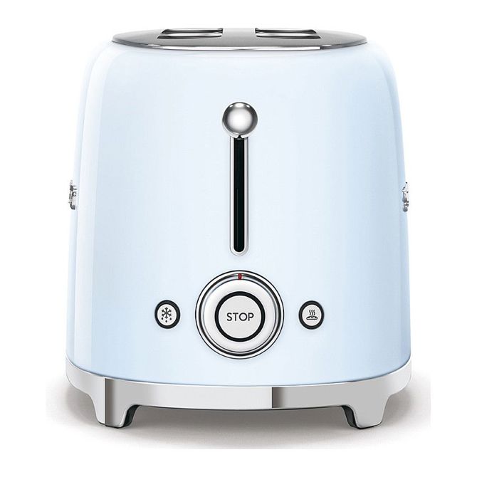 Opekač kruha SMEG TSF02PBEU  za 4 rezine pastelno modre barve 4