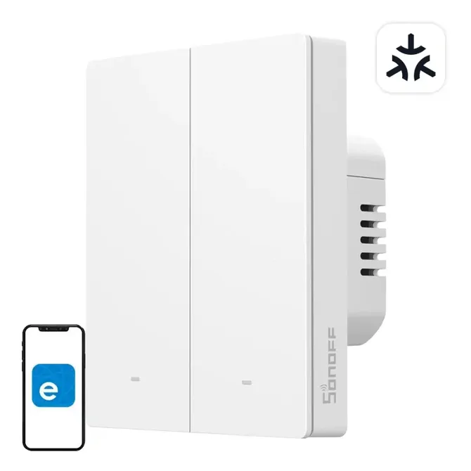 M5-2C-80W Pametno stensko stikalo Matter (2-kanalno, za okvir) 6