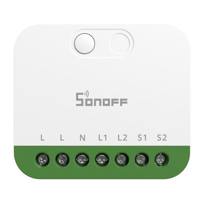 Pametno stikalo Sonoff MINI-2GS Matter, dvokanalno, Wi-Fi, 16 A, mini modul 2