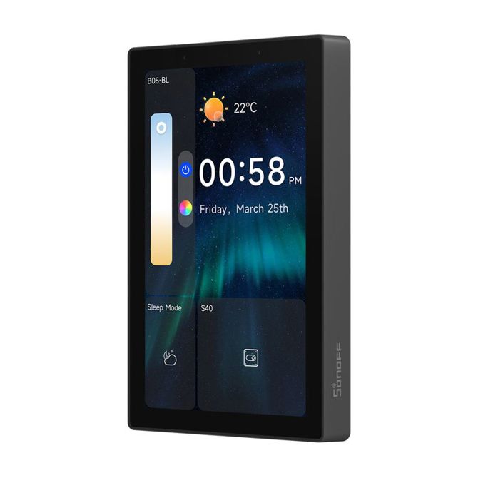 Nadzorna plošča Sonoff NSPanel Pro 120 Smart Control Panel Matter WiFi/Bluetooth/ZigBee (črna) 2
