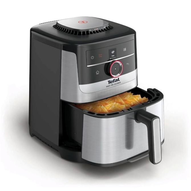 Cvrtnik na vroč zrak Tefal EasyFry Silence EY572DE1, 5 l, 1500 W, 40–220 °C, zaslon na dotik 2