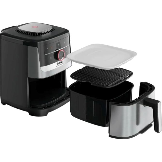 Cvrtnik na vroč zrak Tefal EasyFry Silence EY572DE1, 5 l, 1500 W, 40–220 °C, zaslon na dotik 5