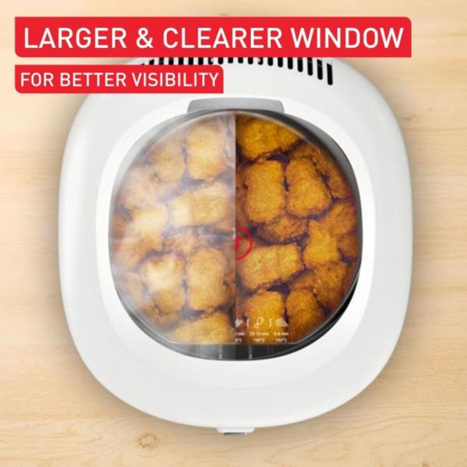 Cvrtnik Tefal Filtra Vision FF2541E0, 1900 W, 2,1 l olja, 1,2 kg hrane, veliko okno 6