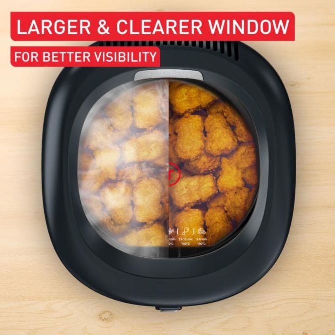 Cvrtnik Tefal Filtra Vision+ FF2588E0, 1900 W, 2,1 l olja, 1,2 kg hrane, veliko pregledno okno 4