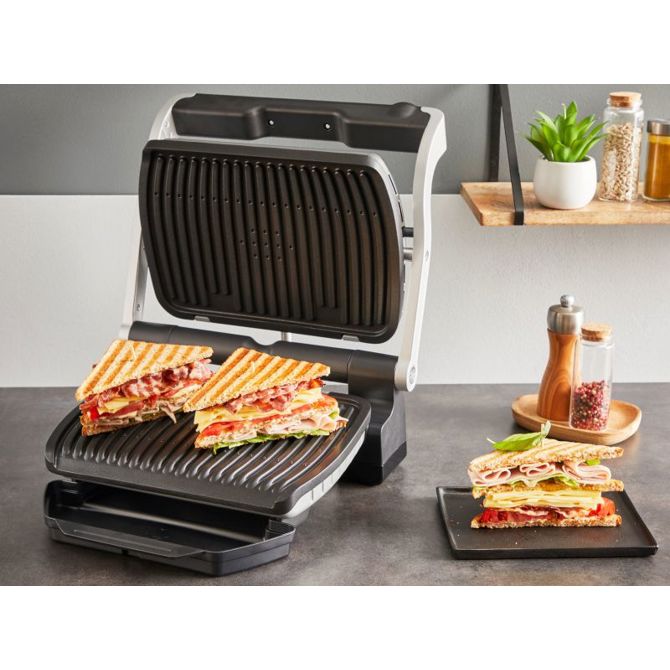 Kontaktni žar Tefal OptiGrill+ GC718D10, 2000 W, 6 programov, samodejno prilagajanje pečenja, odstranljive plošče 3
