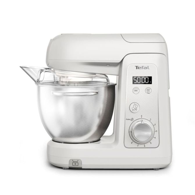 Kuhinjski robot Tefal Bake Partner+ QB540BF0, 1100 W, 4,6 l, vgrajena tehtnica 5