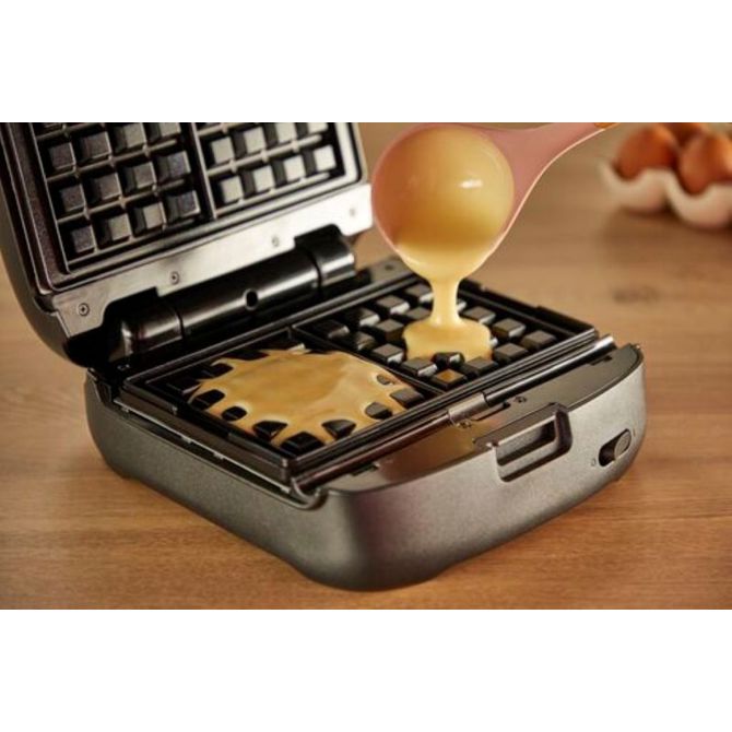 Opekač za sendviče in vaflje Tefal Snack Collection SW862BF0, 700 W, 2v1, črne in zelene barve 4