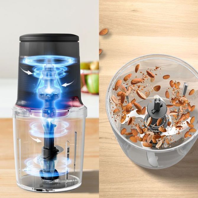 Sekljalnik Tefal Easy Press MQ740HF0, 600 W, 500 ml posoda, 4 rezila iz nerjavečega jekla 3