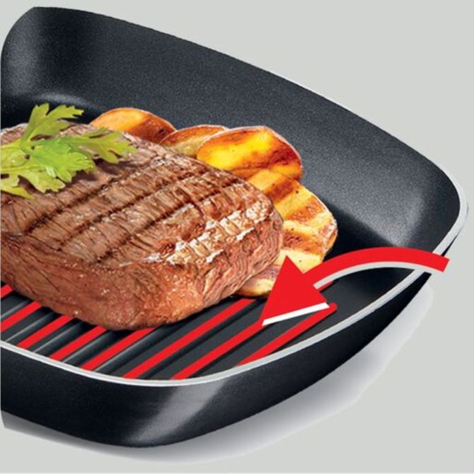 Žar ponev TEFAL Simply Clean B5674053, 26 cm x 26 cm 3