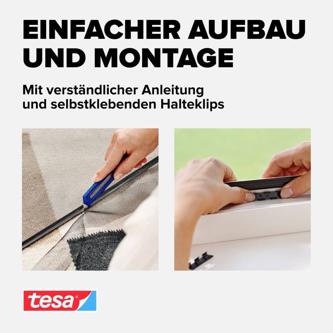 Okenska mreža za zaščito pred insekti Tesa Insect Stop 55360-00002-00 (Š x V) 1.2 m x 2.4 m, antracitna - 1 kos 4