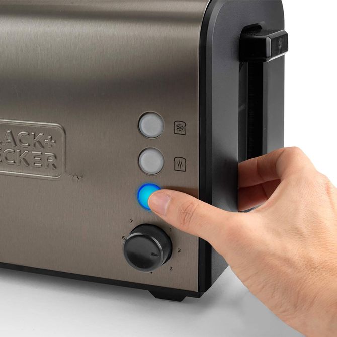 TOASTER IZ NERJAVEČEGA JEKLA 900 W Black&Decker BXTOA900E 4