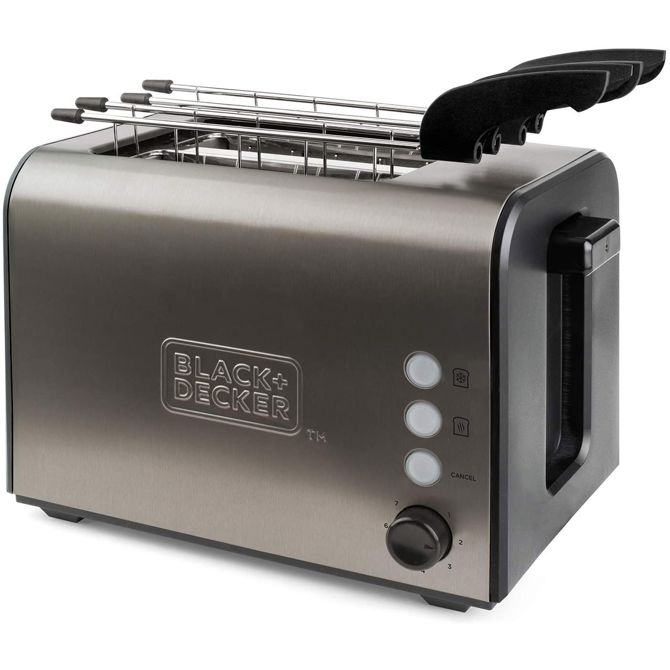 TOASTER IZ NERJAVEČEGA JEKLA 900 W Black&Decker BXTOA900E 5
