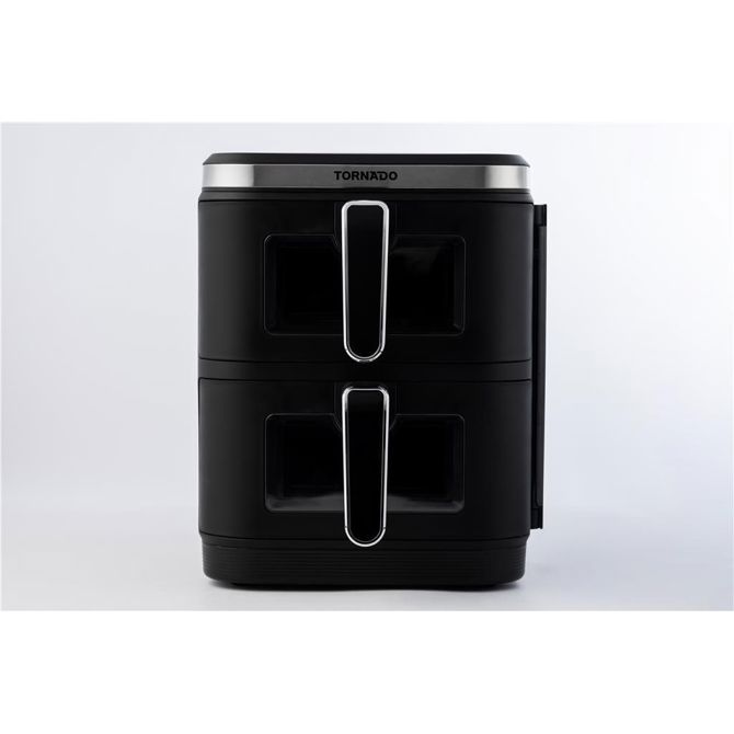 Cvrtnik na zrak Tornado Twin Zone 11L, dve košari 2x5,5L, 2x1400W, 10 programov, prozorna okna 4