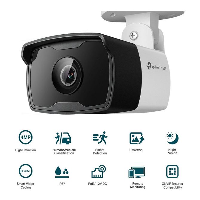 IP kamera TP-Link Omada IPCam VIGI C340I (2,8 mm) 4MP Outdoor Bullet 2