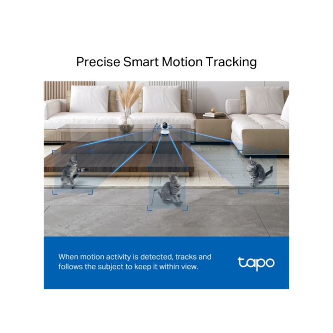 TP-LINK Tapo C220 2k 4MP QHD WiFi Pan/Tilt varnostna kamera 6