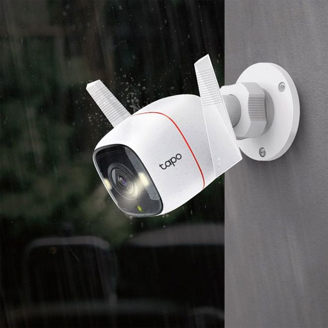 Zunanja nadzorna kamera TP-Link Tapo C320WS, dnevna/nočna, 4MP 2K QHD, IP66, WiFi, bela 3