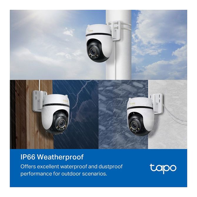 Varnostna kamera TP-Link Tapo C530WS 3K ločljivost, 360° panoramski pogled, nočni vid, Wi-Fi/Ethernet, IP66 vodoodporna 5