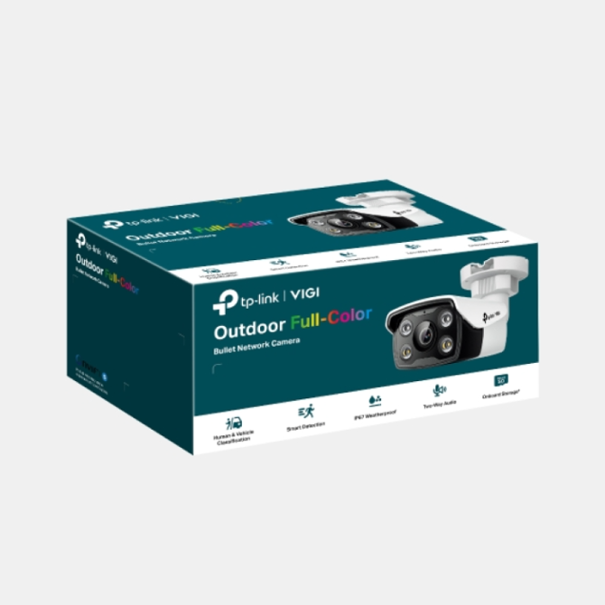 TP-LINK VIGI 4MP zunanja Full-Color Bullet mrežna kamera (do 2560 × 1440 H.265+ 30fps) 6nm23kclja8 4