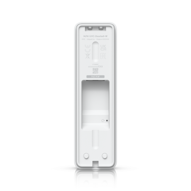 Pametni zvonec in domofon Ubiquiti Doorbell Lite 5MP, IR nočni vid, dvosmerni zvok, Wi-Fi, IPX5, bel 5