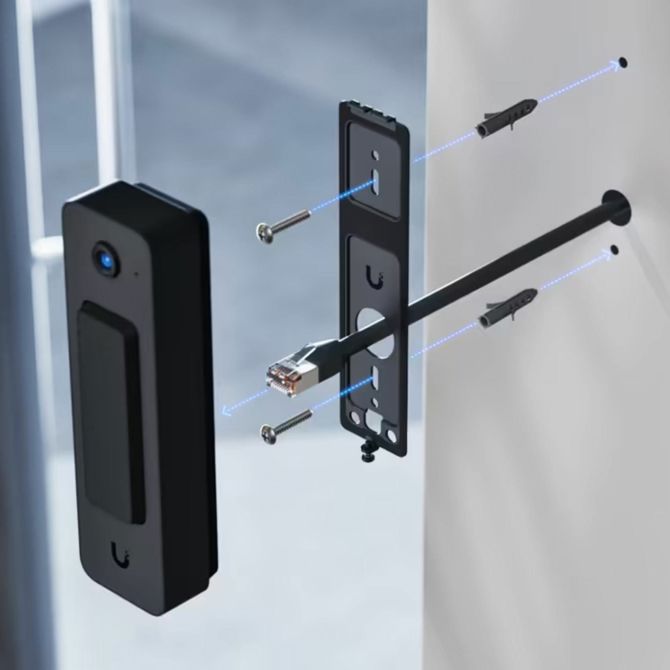 Video domofon Ubiquiti  PoE Doorbell Lite črn UVC-Doorbell-B 5