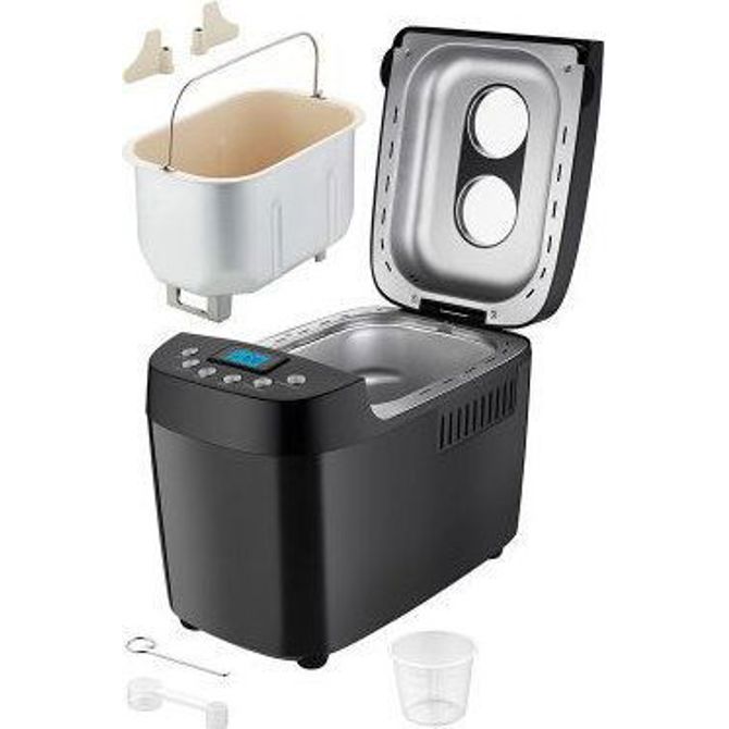 Avtomatski aparat za peko kruha Unold Backmeister Big 68525, 850 W, 1,5 kg kapaciteta, 15 programov, LCD zaslon, črna barva 3