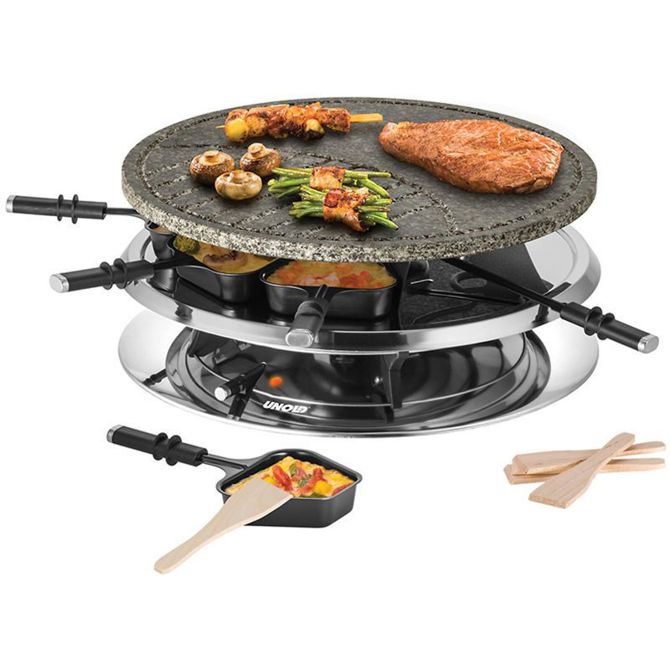 Večnamenska naprava za raclette Unold Raclette Multi 4-v-1 48726 , žar in fondue 3