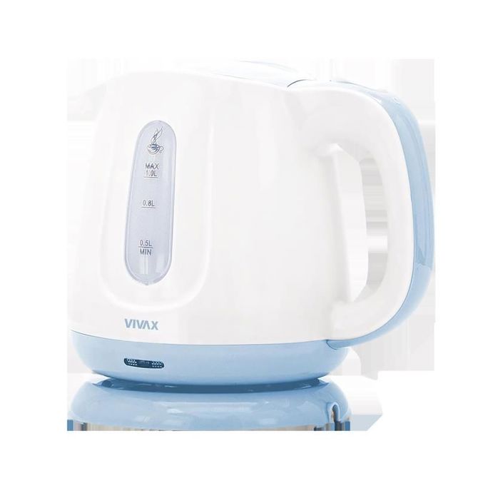 Grelnik vode Vivax WH-104WB, 1,0 l, 1100 W, skriti grelec, belo-modre barve 2