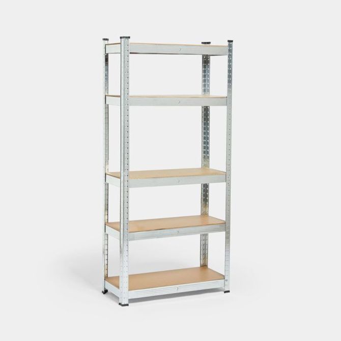 VonHaus 5-stopenjski galvaniziran regal 1.5m 6
