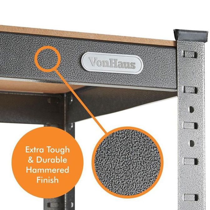 VonHaus Extra Wide 1.8m 5 polični regal 3