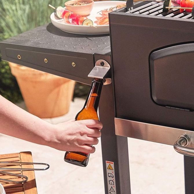 VonHaus prenosni žar na oglje/ Smoker American Style 6
