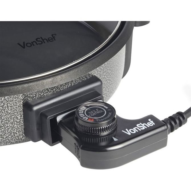 VonShef električna ponev 30cm okrogla 5