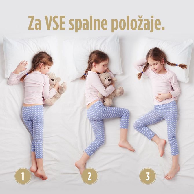 Otroški vzglavnik iz spominske pene Hitex MemoDream Junior, 30 cm x 50 cm x 9 cm 6