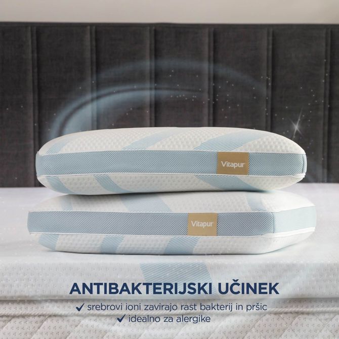 Vzglavnik s hladilnim učinkom Vitapur MemoSilver Premium Fresh – 40 x 60 cm 4