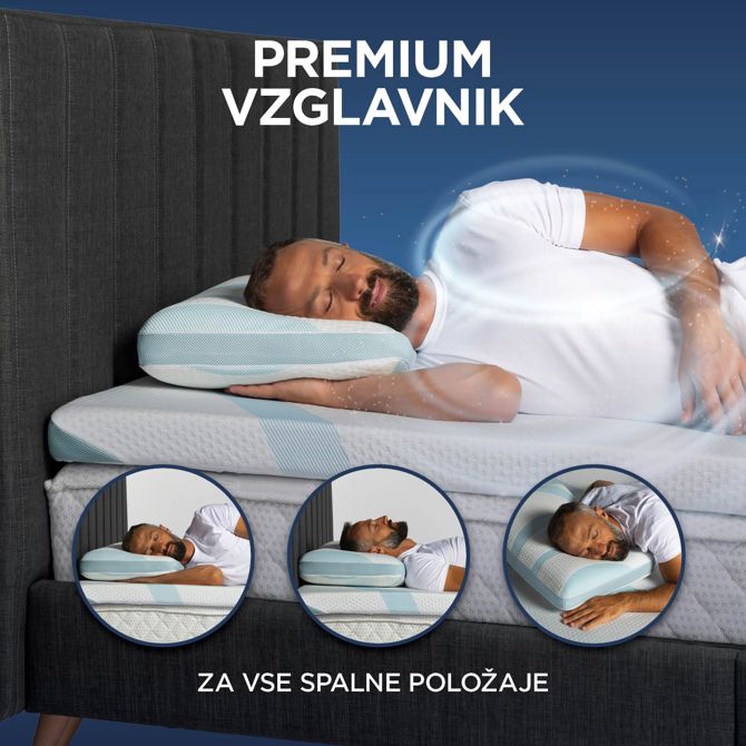 Vzglavnik s hladilnim učinkom Vitapur MemoSilver Premium Fresh – 40 x 60 cm 6