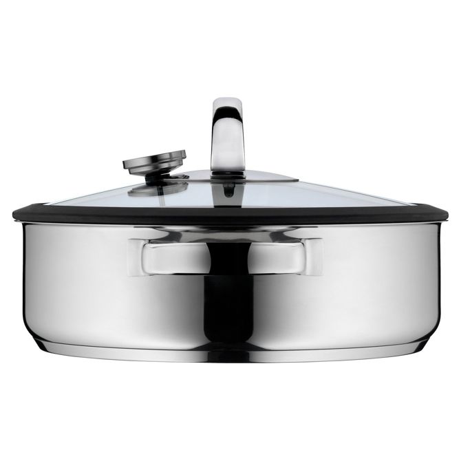 Parni kuhalnik WMF Vitalis s steklenim pokrovom 28 cm 4