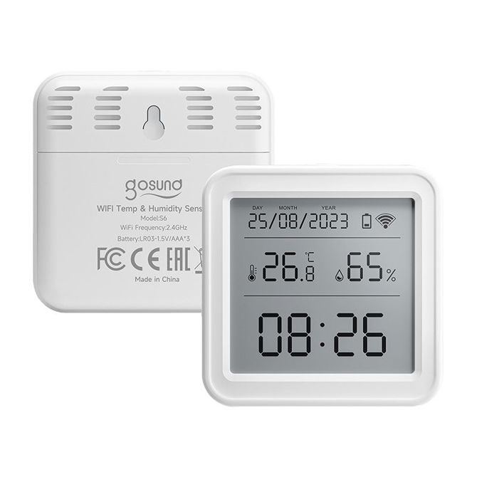 Pametni senzor temperature in vlažnosti Zigbee Gosund ST17 LCD  Tuya 5