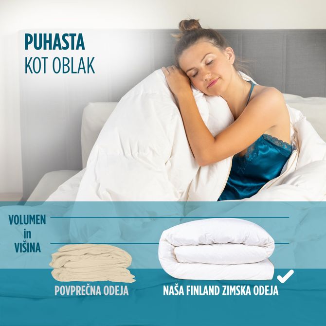 Zimska puhasta odeja Vitapur Finland 578 6