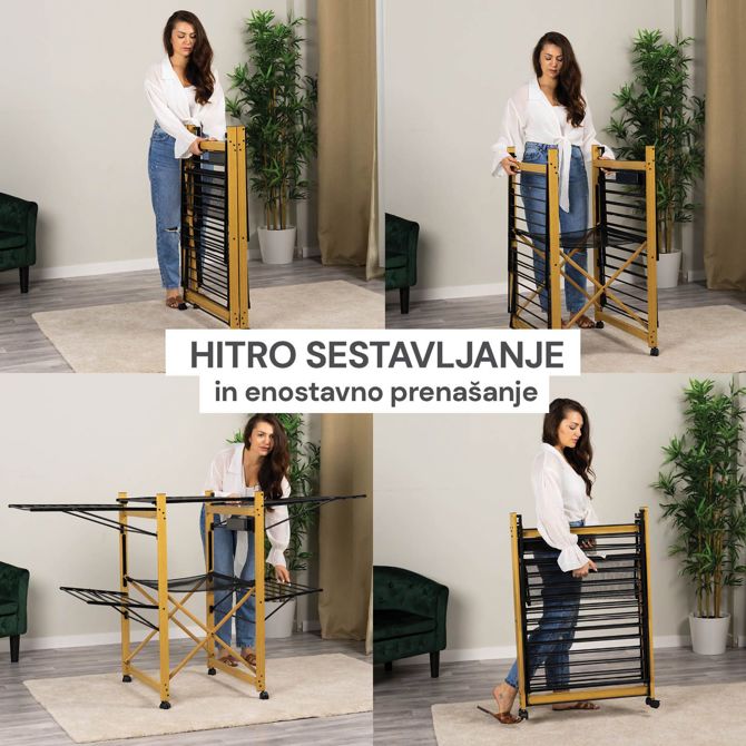 Zložljivo stojalo za sušenje perila Vitapur AirPrestige PRO, do 25 kg 5