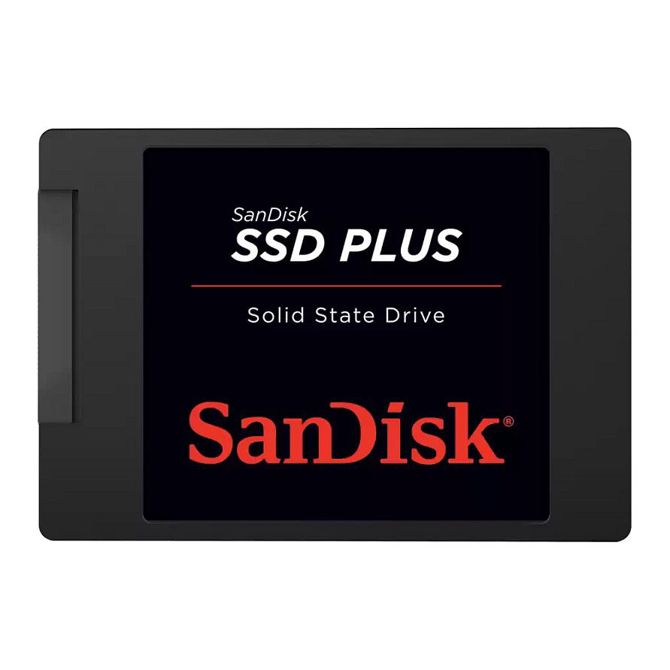 Vgradni SSD disk SanDisk Plus 2 TB 2,5, SATA III, 3D NAND, hitrost branja 545 MB/s, odporen na udarce