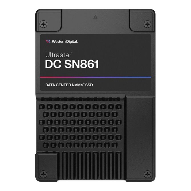 Vgradni SSD WD Ultrastar DC SN861 2.5 WUS6CA216PSP9X3 - SSD - Center podatkov - 1,6 TB - notranji - U.2 PCIe 5.0 x4 (NVMe)