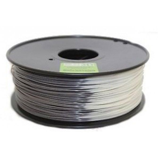 3D Filament ABS 1,75 mm 1kg teperaturna sprememba barve siva - bela
