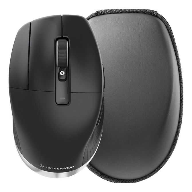 Brezžična miška 3DCONNEXION CadMouse Pro levo