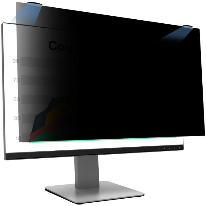 Filter za zasebnost 3M, 23,8-palčni celozaslonski monitor z COMPLY Magnetic Attach 16:9