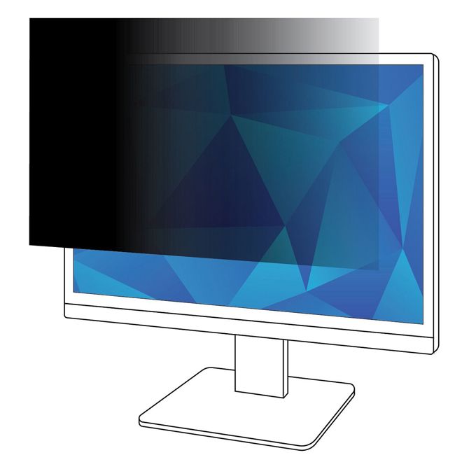 Filter zasebnosti 3M za 23 širokozaslonski monitor 16:9