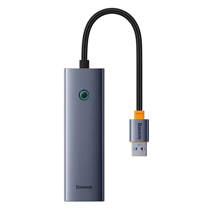 USB Hub Baseus UltraJoy USB-A do 4xUSB 3.0 (space grey)