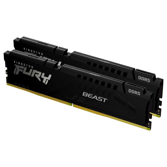 Pomnilnik RAM Kingston 6000 64GB, CL36 (2x32GB Kit) FURY Beast Black