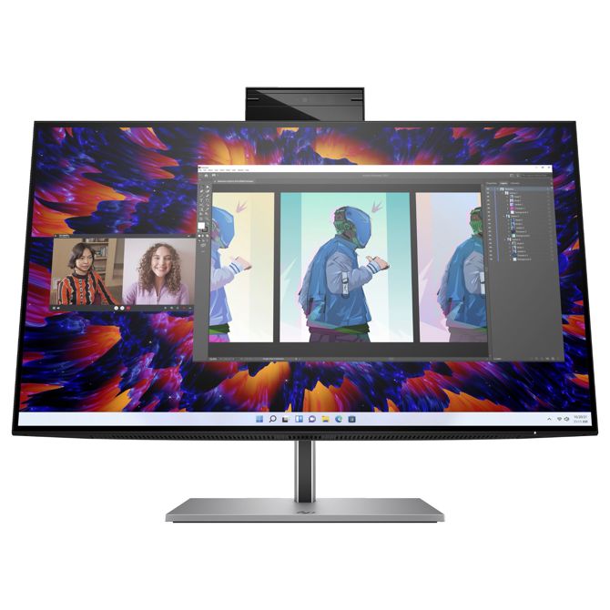 Monitor HP Z24m G3 60,45 cm (23,8), 2560x1440 (QHD), 400cd/m2, 16:9 5ms IPS HDMI DisplayPort, USB-C 90W,  VESA Pivot Speaker Webcam, Silver
